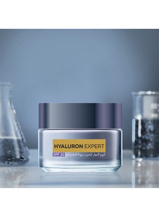 لوريال باريس كريم النهار بحمض الهيالورونيك لترطيب البشرة وتجديدها - أبيض 50ml - view 2