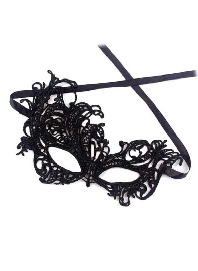 Red owl Exquisite Lace Masquerade Mask 20cm - Image 1