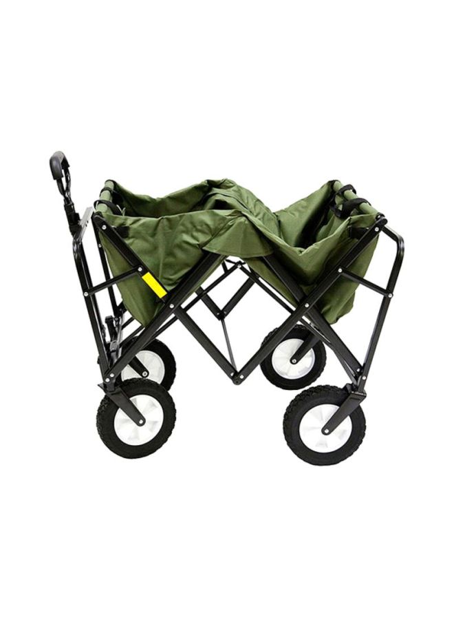 Cool Baby Folding Camping Multi-Function Outdoor Wagon Shopping Cart Green/Black - Image 2