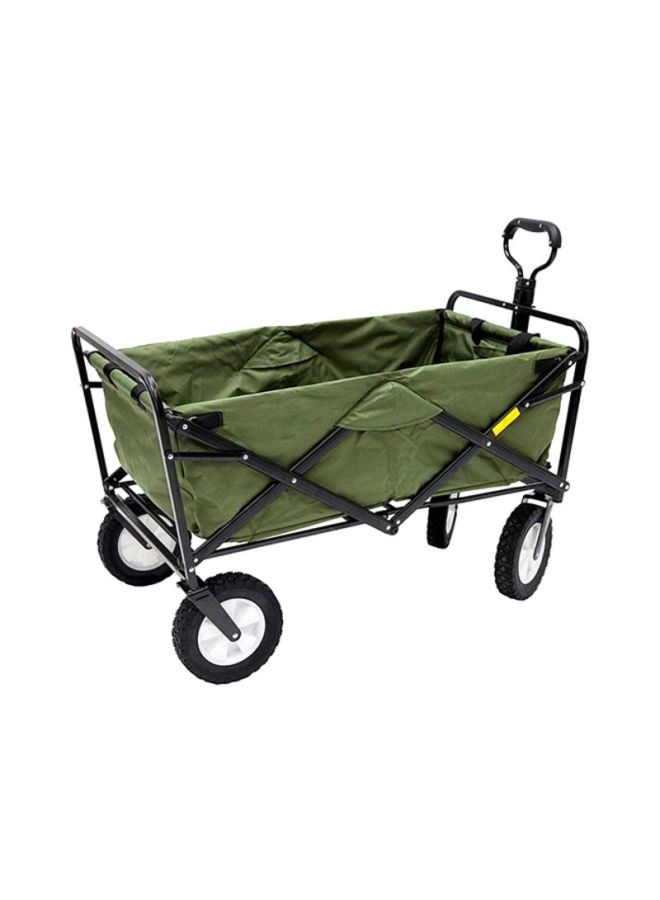 Cool Baby Folding Camping Multi-Function Outdoor Wagon Shopping Cart Green/Black - Image 3