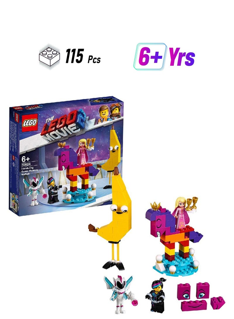 LEGO 70824 115-Piece The Movie 2 Introducing Queen Watevra Wa'Nabi Set 115 6+ Years - Image 1
