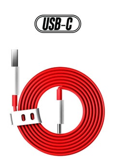 OnePlus Wrap Type-C Charging Cable Red  - Image 1