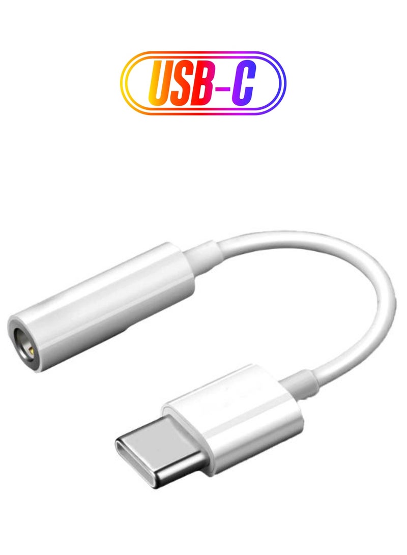 Ozone 3.5mm Female To Type-C Male Adapter White/Silver - Image 1