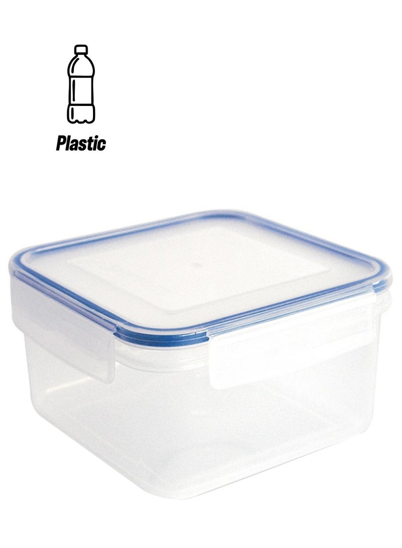 Addis - Square Clip And Close Container 1.1L Blue/Clear - Image 1