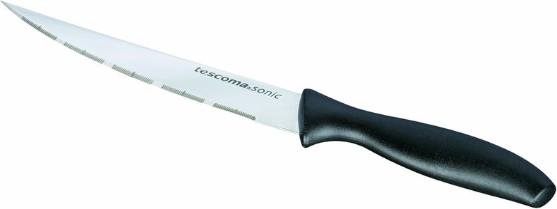 تسكوما سكين سونيك لتقطيع الخضراوات أسود/فضي 12سم - Image 1