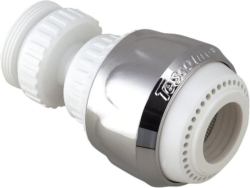 Tescoma Water Filter Presto 111001 Faucet Aerator White/Silver 13.5x4x8.5cm - Image 1