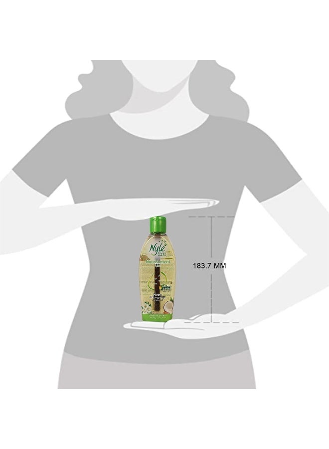 Nyle Heena And Bringgaraja Hair Oil Clear 300ml - Image 4