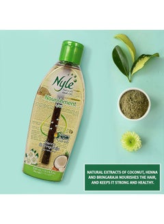 Nyle Heena And Bringgaraja Hair Oil Clear 300ml  - Image 3
