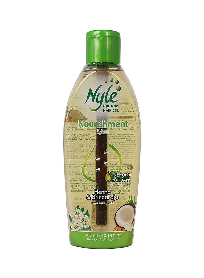Nyle Heena And Bringgaraja Hair Oil Clear 300ml - Image 1