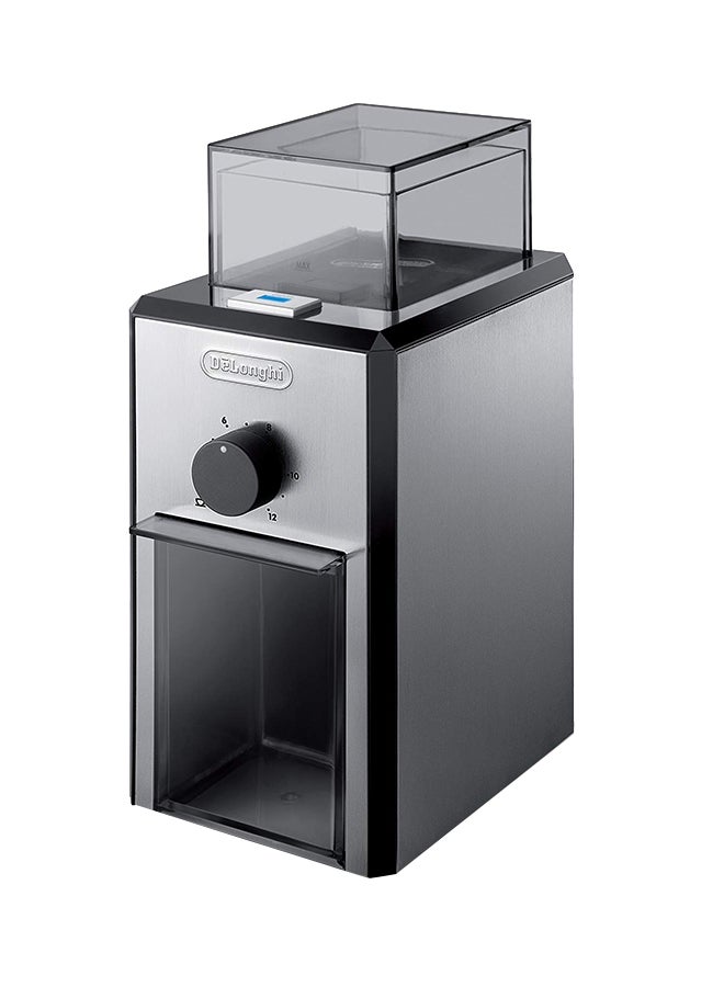 De'Longhi Coffee Grinder, Stainless Steel Blade, Dual Safe System, 110 W KG89 Stainless Steel - Image 1