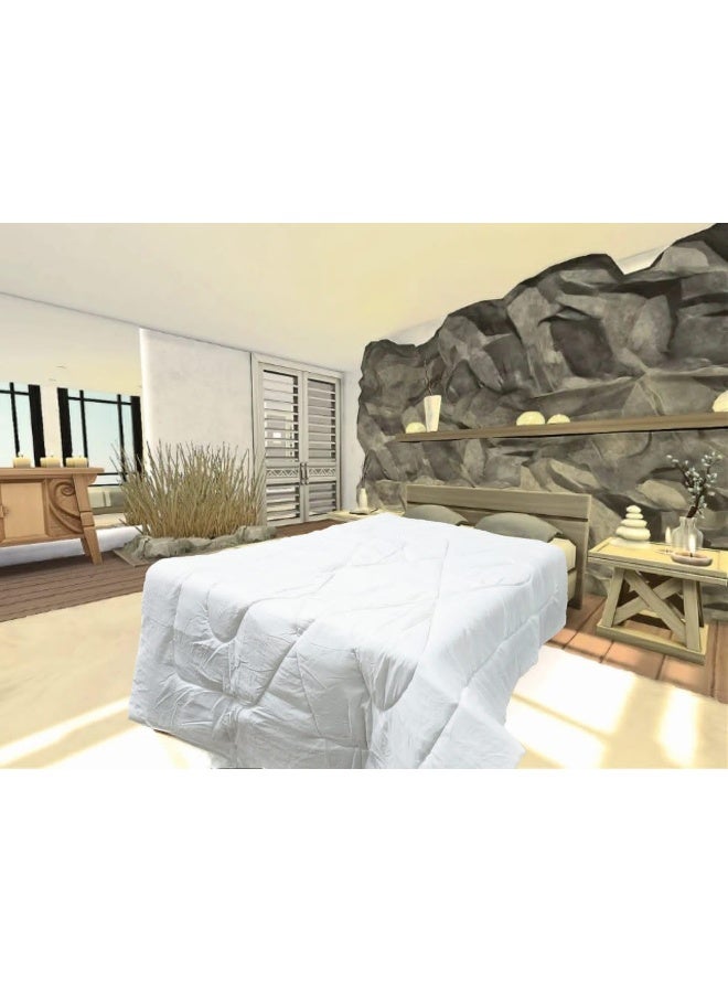 Maestro Duvet Fabric White 240x260cm  - Image 3