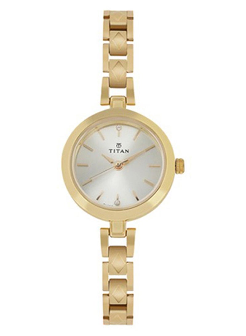 TITAN Women's Stainless Steel Analog Wrist Watch 2598YM01