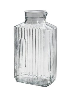 Luminarc Pitcher Glass With Lid Clear/White 