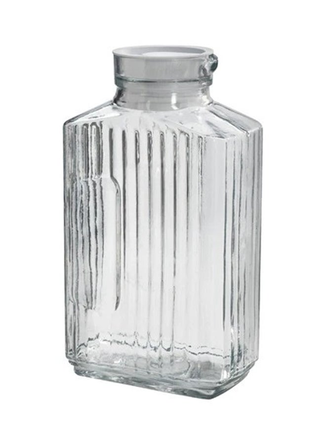 لومينارك Pitcher Glass With Lid Clear/White 