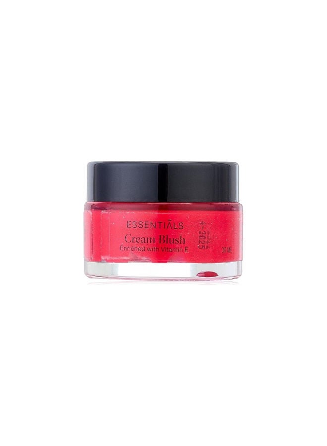 ESSENTIALS Cream Blush Enriched With Vitamin E Berry Shade 4 