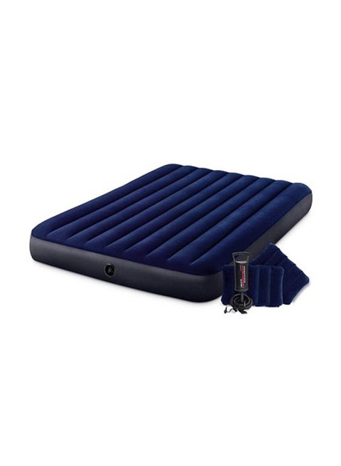 Downey fiber-tech technology inflatable Airbed Plastic Plastic Blue 76x191x25cm
