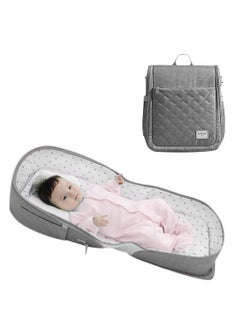 Sunveno Portable Baby Bed And Bag - Grey  - Image 1