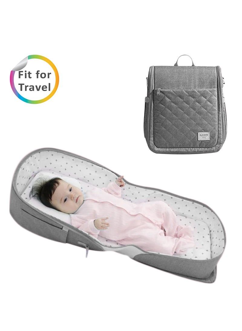 Portable Baby Bed And Bag - Grey - pnsku/N34141675A/45/_/1706170273/e2b0e8f9-5acd-4a36-b98f-d8d31d01d63e