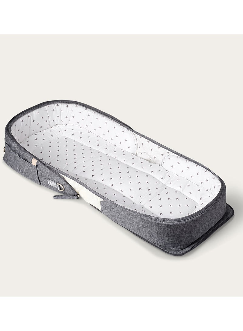 Portable Baby Bed And Bag - Grey - pnsku/N34141675A/45/_/1706170275/07bfe6b2-1d49-4d50-8ce3-8c5c03f4896e