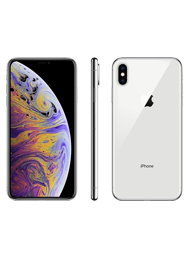 Apple - Renewed - iPhone Xs Max Dual SIM 256GB Silver 4G With Facetime - International Version - Image 1