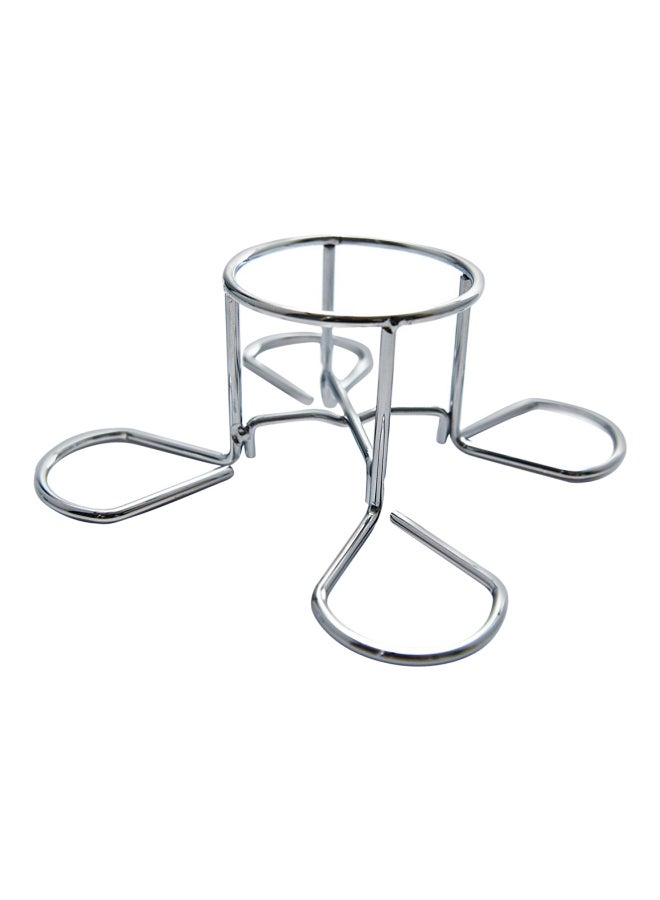 غريلبرو شواية دجاج بأسلاك مصنوعة من الكروم فضي 7.28x6.3x2.76بوصة - Image 1