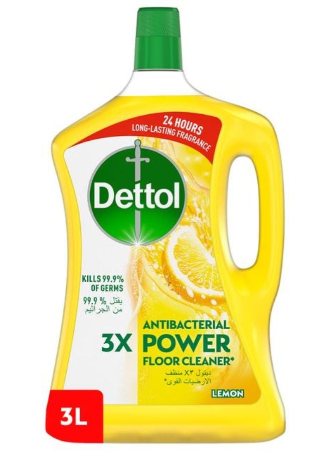 Lemon Antibacterial Power Floor Cleaner 3Liters - pnsku/N34188562A/45/_/1717156081/54c9c370-7e09-4380-bf48-0bd14707571f