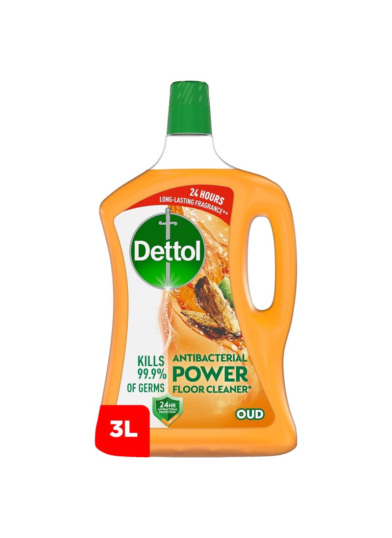 ديتول منظف أرضيات قوي ومضاد للبكتريا برائحة العود 3لترات - Image 1