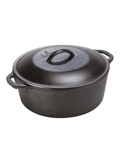 LODGE Cast Iron Dutch Oven Black  - Image 1