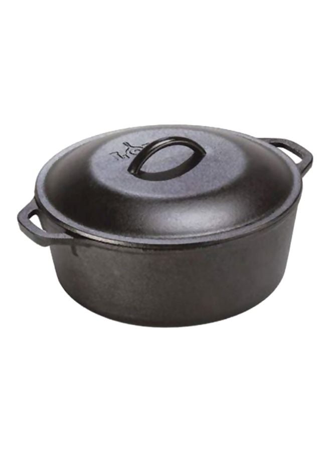 LODGE Cast Iron Dutch Oven Black  - Image 1