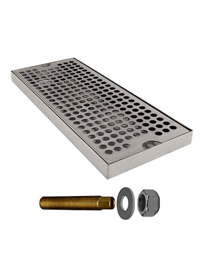 Kegco Stainless Steel Drip Tray Brushed Stainless Steel 12inch - Image 1