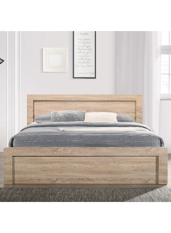 Home Box - P-Cooper 150X200 Bed-Sonoma Oak Beige - Image 1