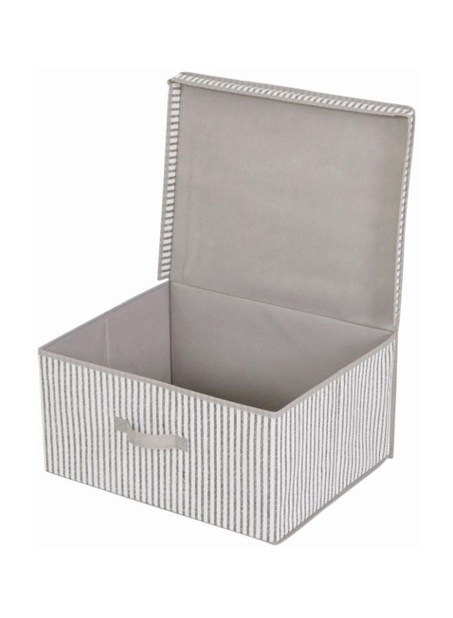 Home Box Ebase Storage Box Beige/Grey 50x40x25cm - Image 3