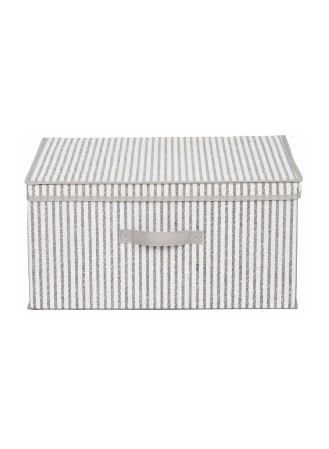 Home Box Ebase Storage Box Beige/Grey 50x40x25cm - Image 1