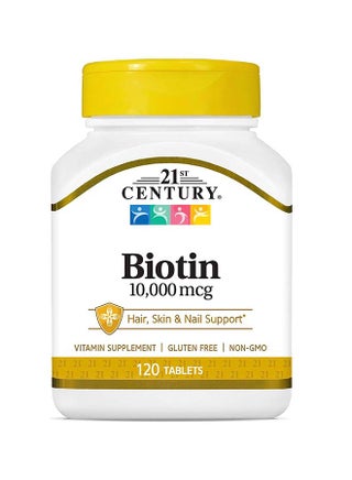 Biotin Vitamin Supplement 10000 Mcg 120 Tablets - pnsku/N34208995A/45/_/1721044055/92839e59-bb6e-4381-9820-0f0652b032cc