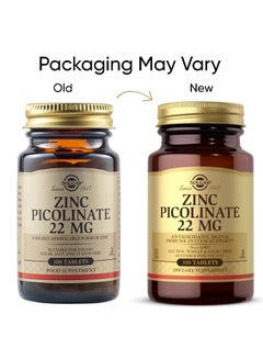 Zinc Picolinate, 22 mg - 100 Tablets Packaging May Vary