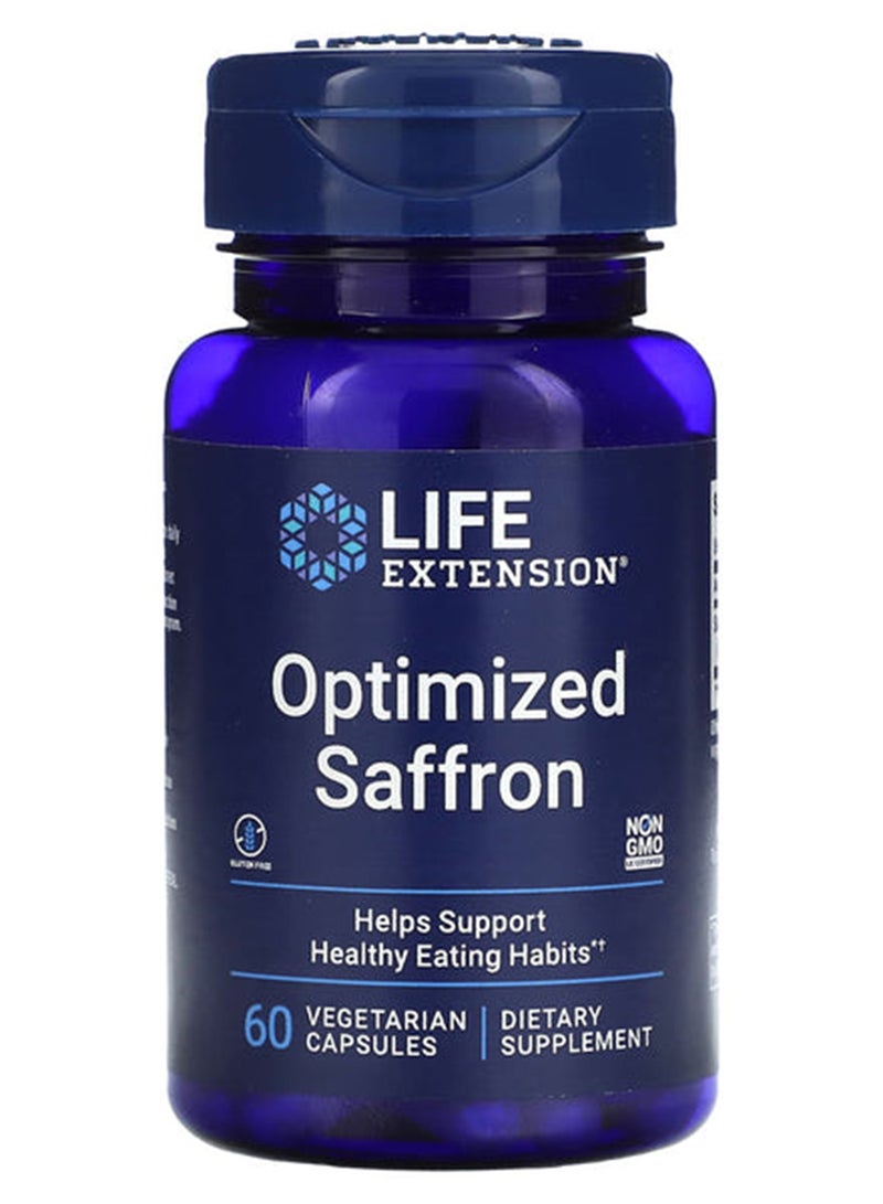 Life Extension - Optimized Saffron, 60 Capsules - Image 1