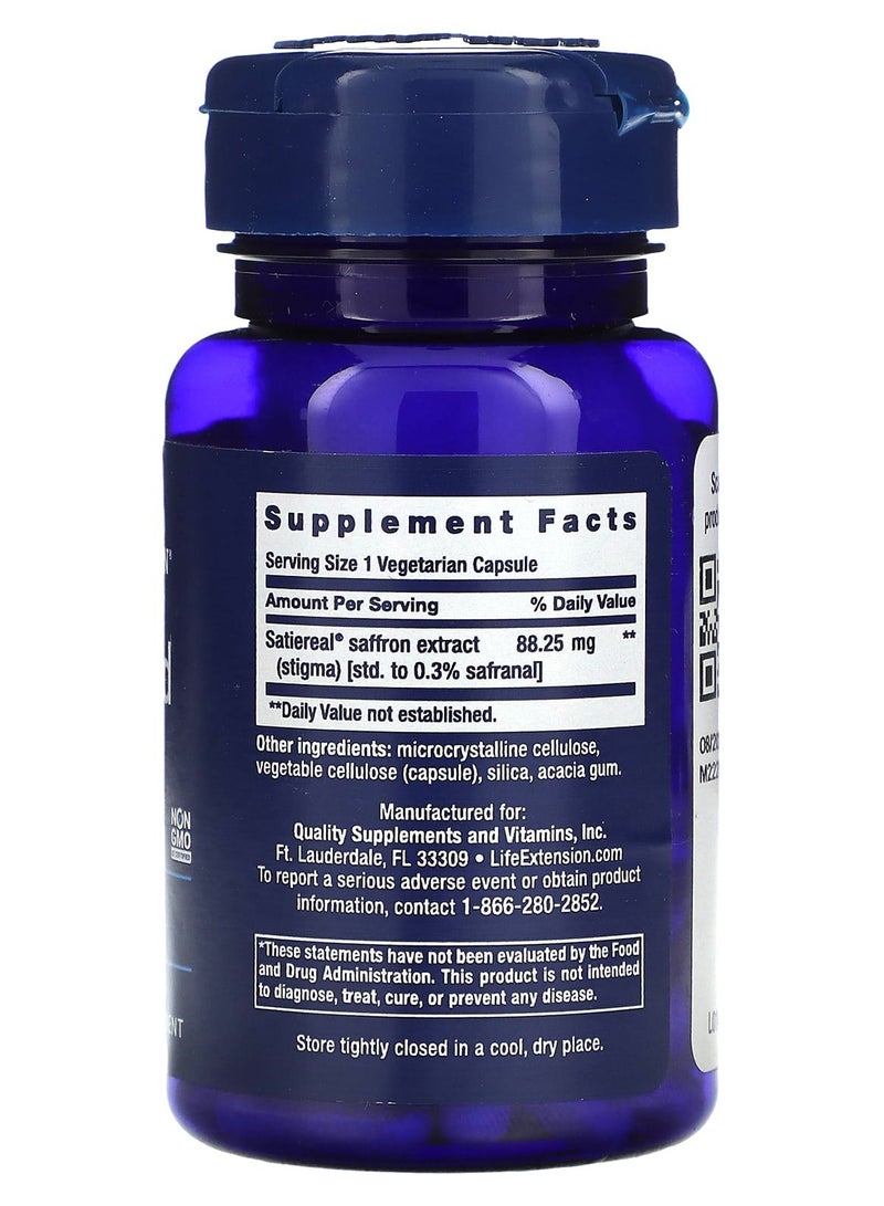 Life Extension - Optimized Saffron, 60 Capsules - Image 1