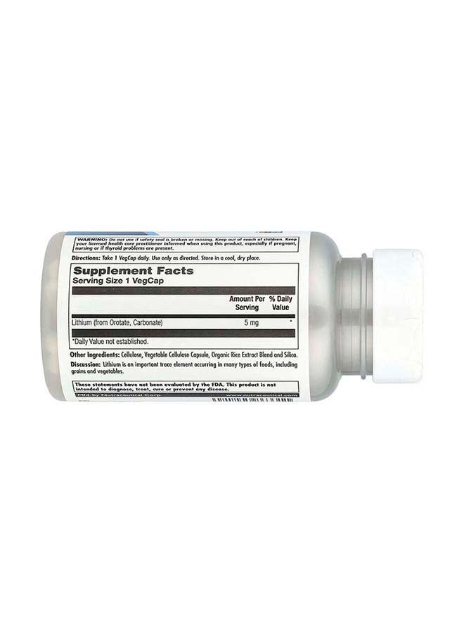 KAL, Lithium Orotate, 5 mg, 120 VegCaps - Image 2