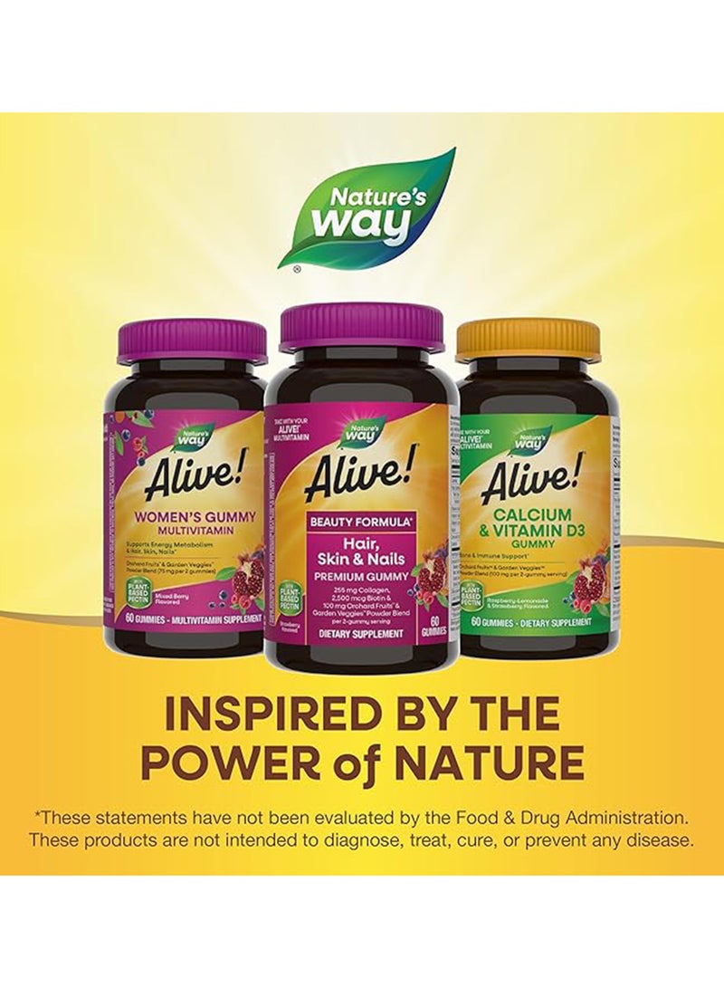Alive Strawberry Flavored Dietary Supplement - 60 Capsule