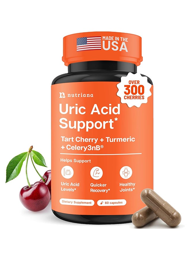 نوتريانا مكمل غذائي لدعم حمض اليوريك - 60 كبسولة