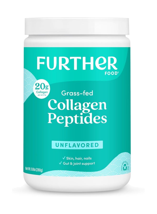 Further Food - Grass-Fed Collagen Peptides, Unflavored - 9.88 Oz Packaging May Vary - Image 1