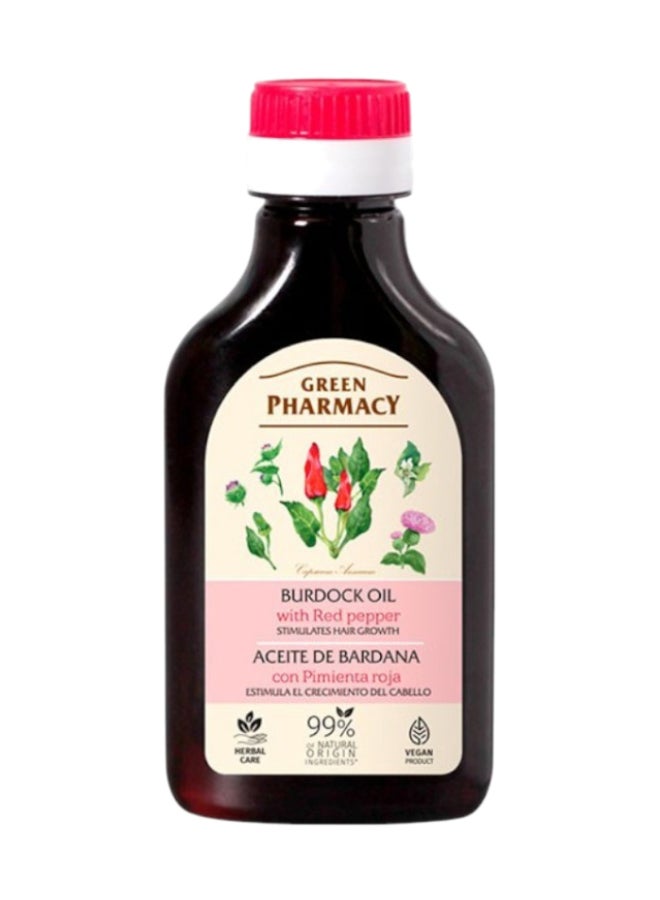 جرين فارماسي زيت الأرقطيون مع الفلفل الأحمر يحفز نمو الشعر 100ملليلتر - Image 1
