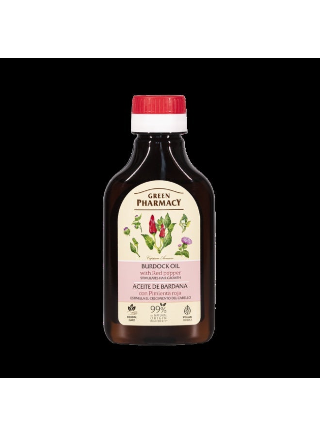جرين فارماسي زيت الأرقطيون مع الفلفل الأحمر يحفز نمو الشعر 100ملليلتر - Image 3