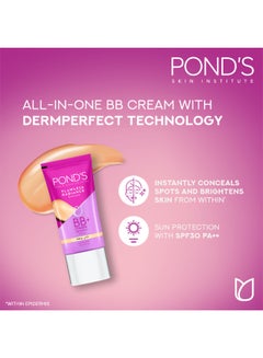 Pond's Flawless Radiance Bb Cream With Spf 30 Pa++ Beige For Eventone Skin 25 grams  - Image 3