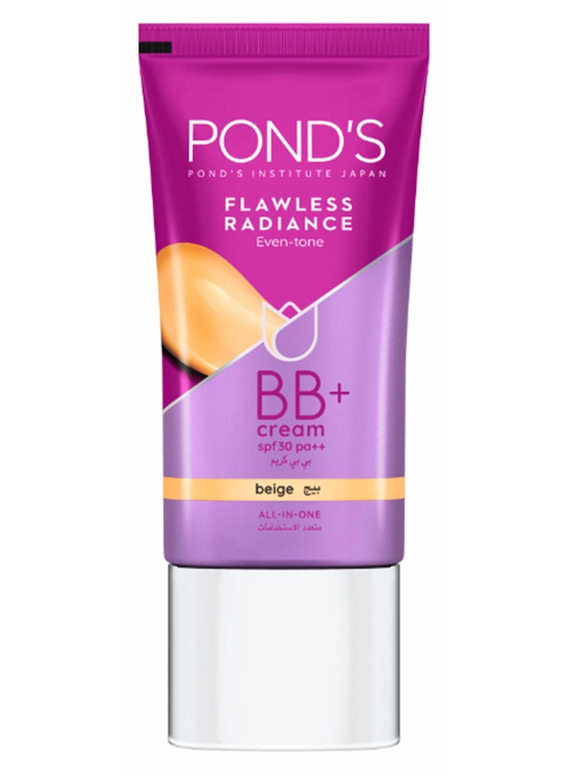 بوندس كريم بي بي فلوليس راديانس مع عامل حماية من الشمس 30 Pa++ بيج لبشرة إيفينتون 25 جرام - Image 1