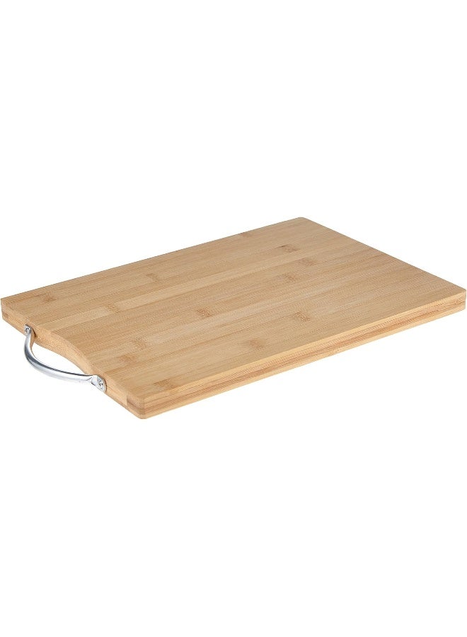 Raj Wooden Cutting Board, Brown, Small, 34 cm, CWCB001, Vegetable, Bread, Fruit, Meat Cutting Board, Chopping Board Brown 34x24cm - Image 1