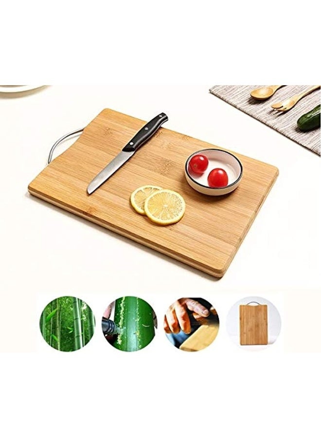 راج لوح تقطيع بني 28x38سم - Image 2