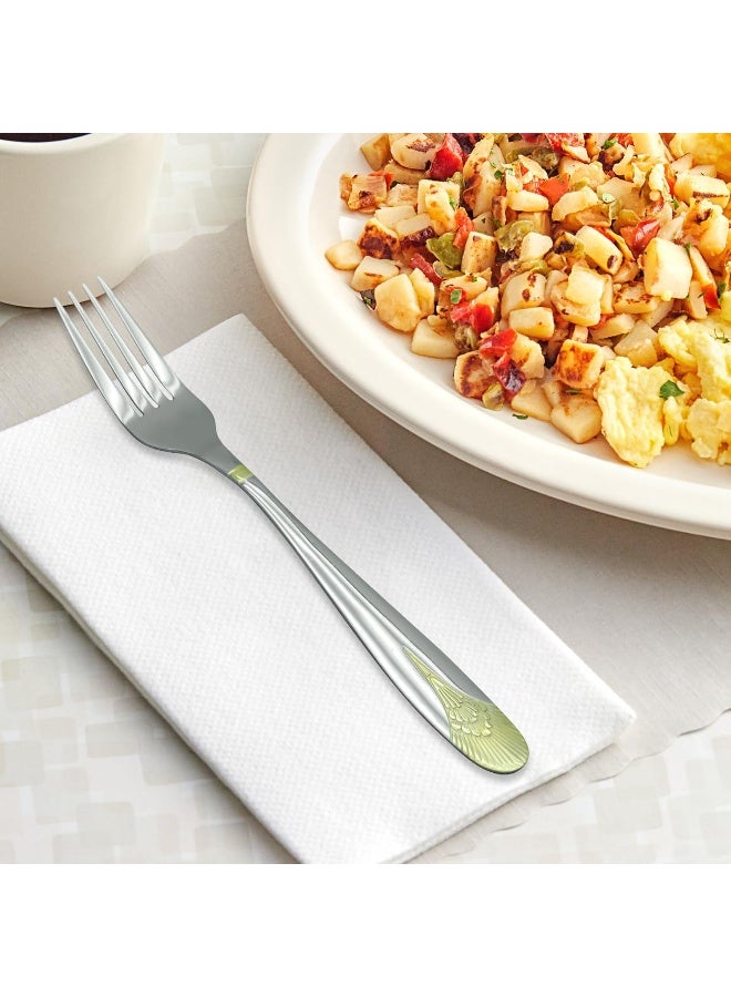 راج طقم شوك مكون من 6-قطع فضي 21سم - Image 5