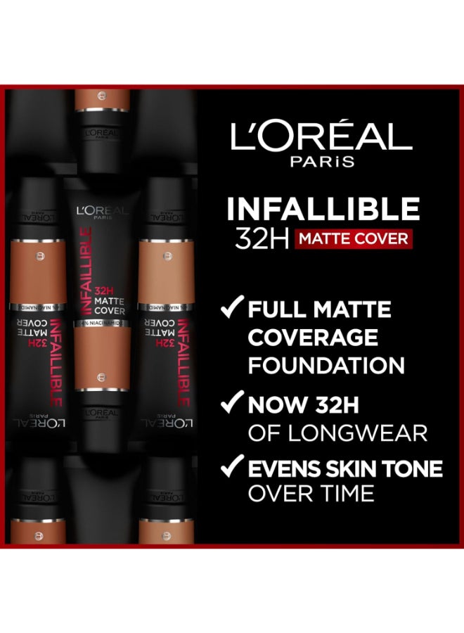 Infaillible 32H Matte Cover Foundation 145 Warm Undertone - pnsku/N34307170A/45/_/1724220226/2f59f04b-4a73-4713-82bf-17830529adab