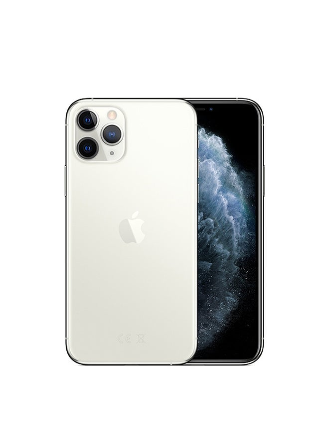 Apple - Renewed - iPhone 11 Pro Max 64GB Silver 4G With Facetime - International Version - Image 1
